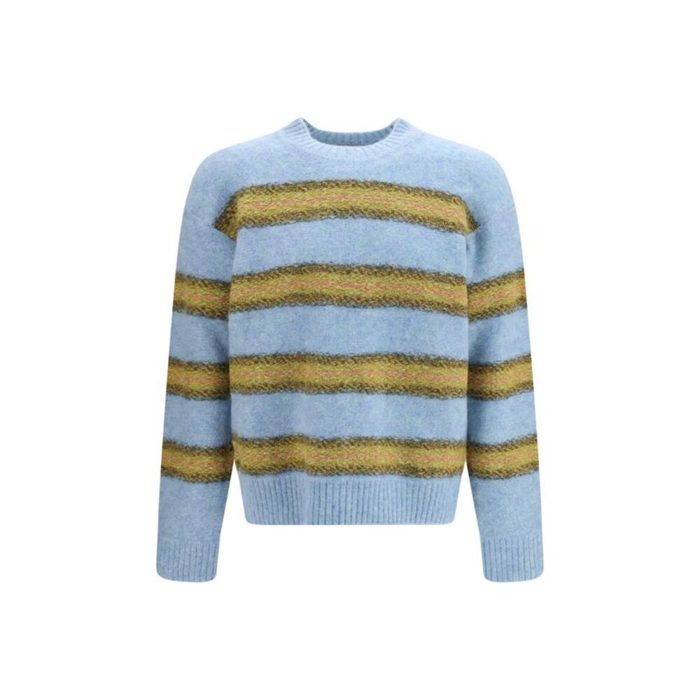 Dries Van Noten Men Striped Crewneck Sweater